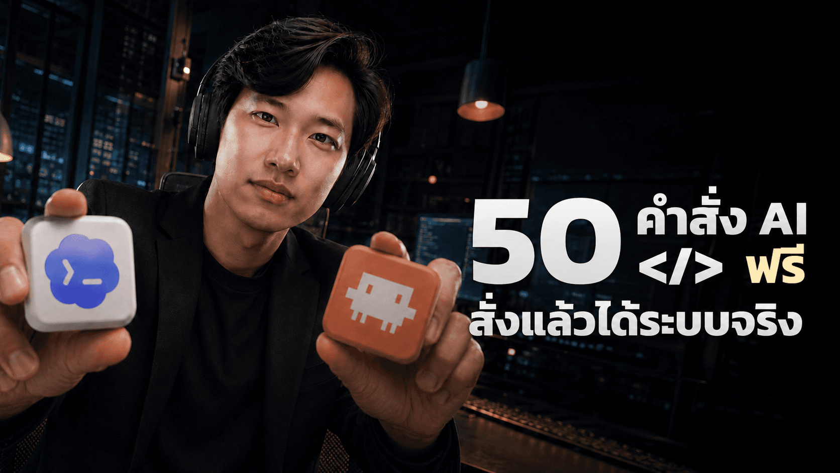 คลังโค้ด 50+ คำสั่ง AI พร้อมใช้กับ Claude Code และ Codex