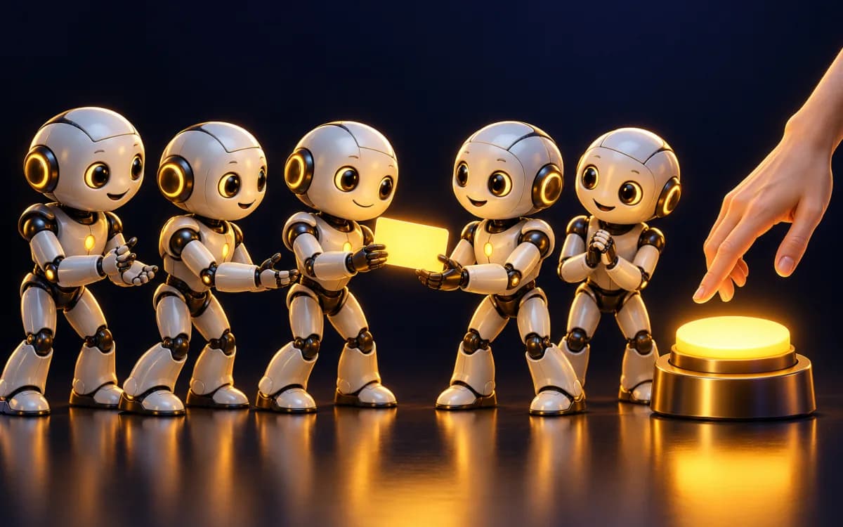 Grok Bot ทีม AI 5 ตัวส่งงานต่อกัน คนแค่กดอนุมัติ